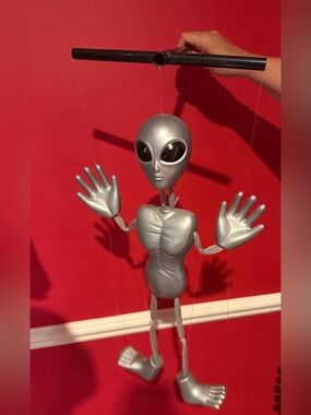 Alien Marionette String Puppet 1990s